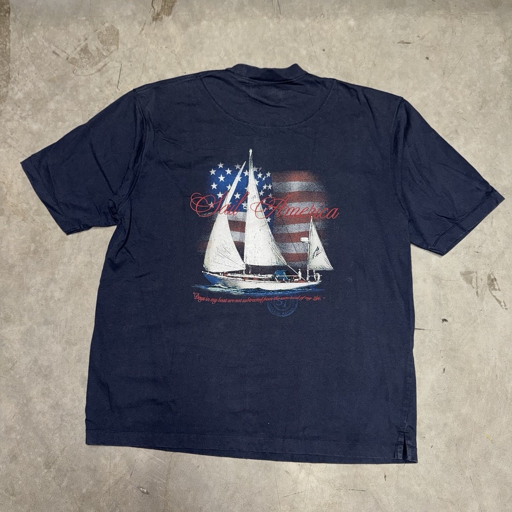 Dickie Walker Sail America Vintage Style Shirt Size Large